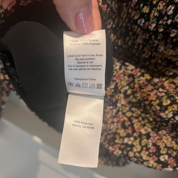 All in Favor Puff long Sleeve Floral top - Picture 10 of 10